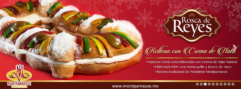 Rosca de Reyes από το μεξικανικό ζαχαροπλαστείο Montparnasse