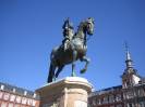 Fin de semana en Madrid (07)-Plaza Mayor-Estatua de Felipe III