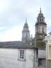 Lugo(14)-Muralla romana-Casas al lado de la Catedral