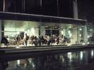 Bilbao de noche(03)-Cafetería del Museo de Bellas Artes